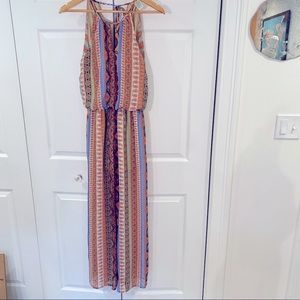 Mimi Chica Multicolor Bohemian Jumpsuit - XS